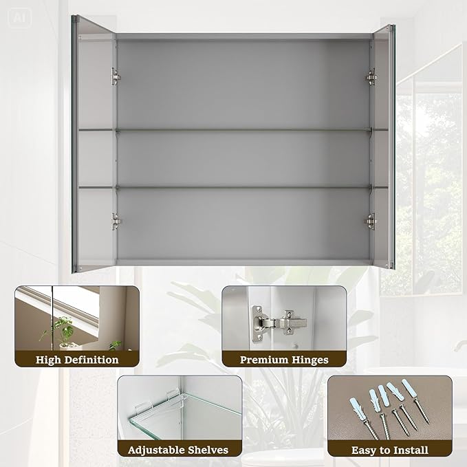 Bathroom Medicine Cabinet Mirror - Image 6