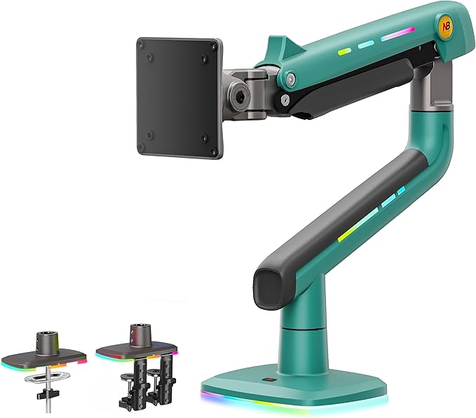 NB Gaming Monitor Arm or for 32 to 60 Inches Screen, Load up to 20 kg, VESA by NBERGONOMIC