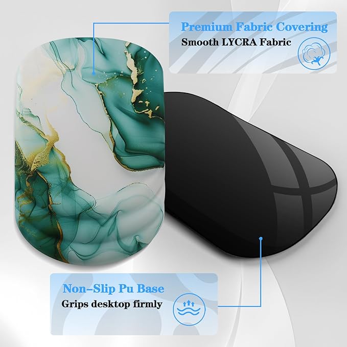 Mouse Pad Wrist Wrist Rest, Comfortable Memory Foam Wrist Rest, Non-Slip PU Base - Image 4