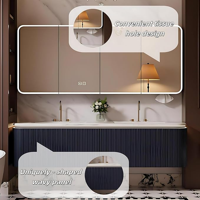 Bathroom Vanity with Double Sinks - Image 7