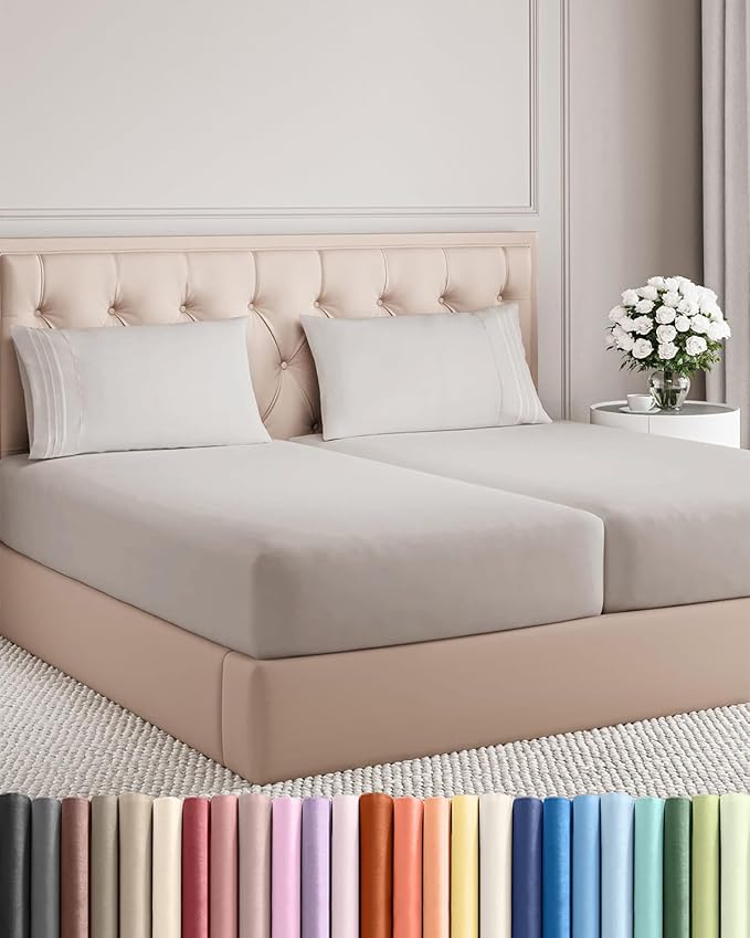 Split King Size 5 Piece Sheet Set by CGKUnlimited