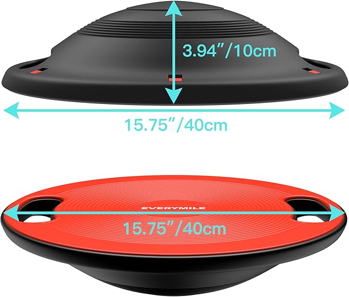EVERYMILE Wobble Balance Board, Exercise Balance Stability Trainer Portable - Image 5
