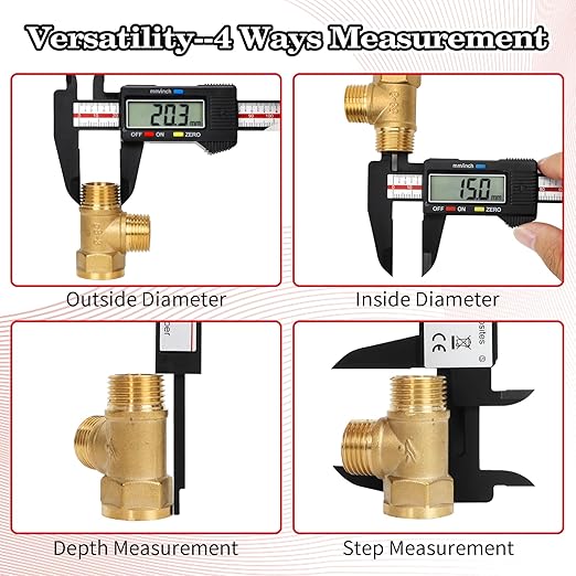 Digital Caliper, Esydon Upgraded Calipers 6 inch, Measuring Tool, Electronic - Image 4