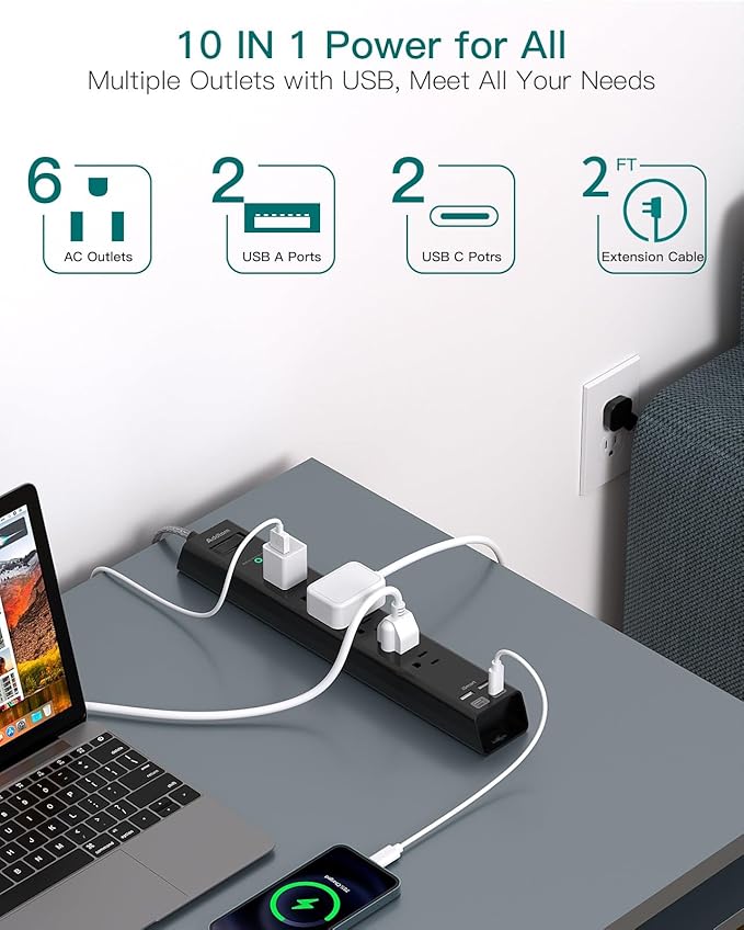 Short Extension Cord 2ft - Image 2