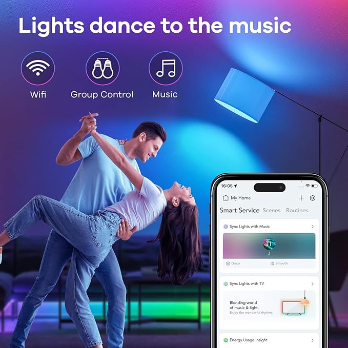Linkind Matter Smart Light Bulb, Smart Bulbs Work - Image 4