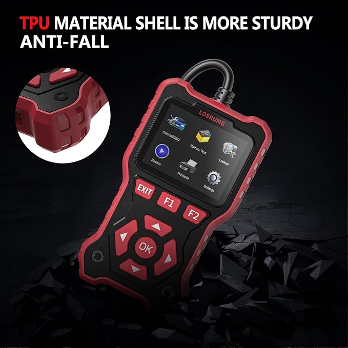 LOERUMG Professional OBD2 Scanner Diagnostic Tool Check Engine Code Reader - Image 7