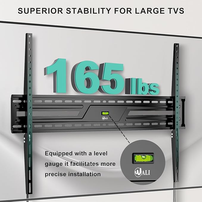 WALI Heavy Duty TV Wall Mount for 43-120 Inch Flat Curved TVs up to 165 lbs - Image 4