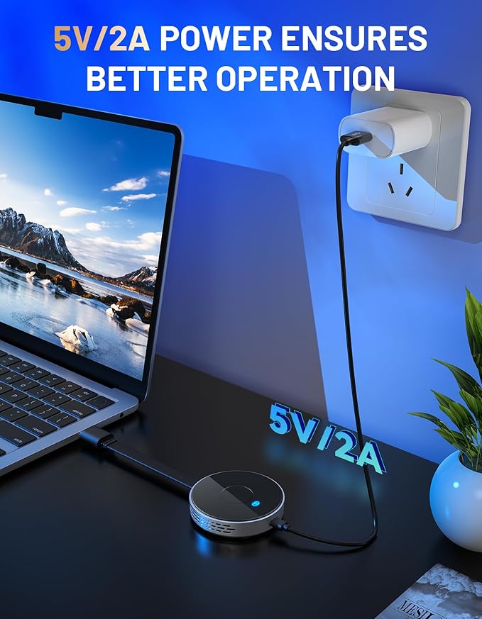VJZFA Wireless HDMI Transmitter and Receiver 98FT/30M, 4K Decode 1080P@60Hz - Image 6