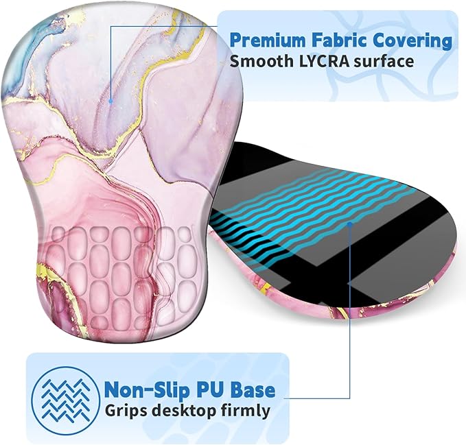 YIWEI Ergonomic Mouse Pad with Wrist Rest - Image 5