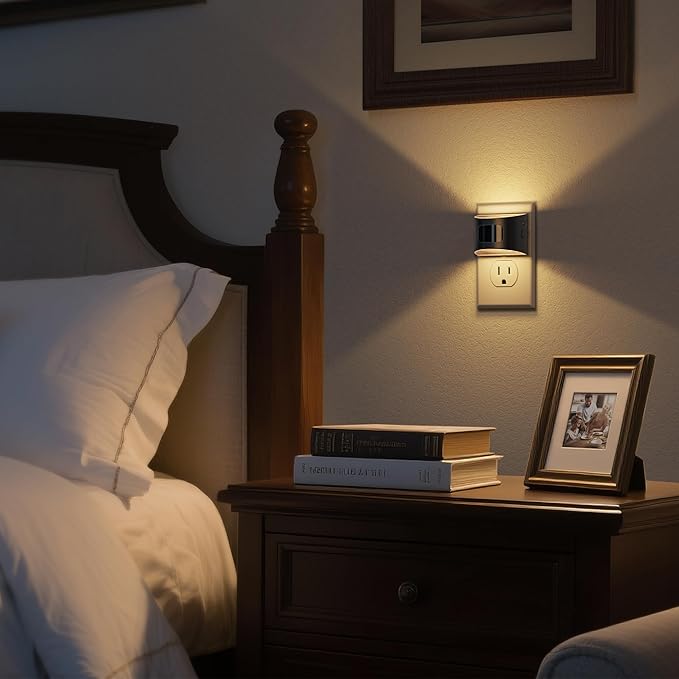 DORESshop LED Night Light, Night Lights Plug into Wall, 3 Mode Plug in Night - Image 6