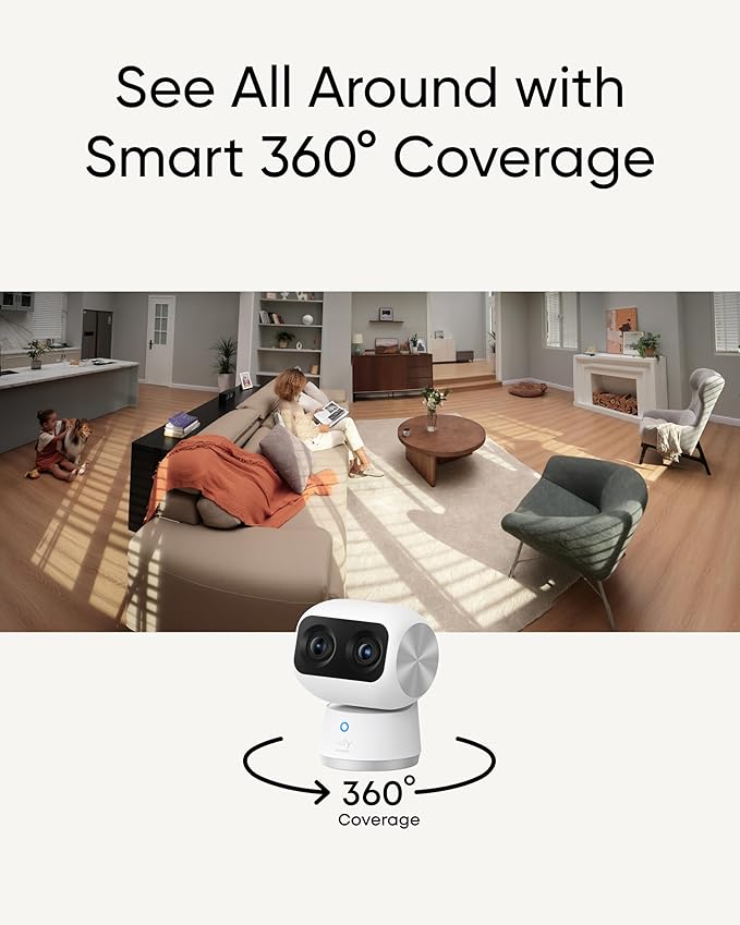 eufy Security Indoor Cam S350, Dual Cameras, 4K UHD Security Camera - Image 5