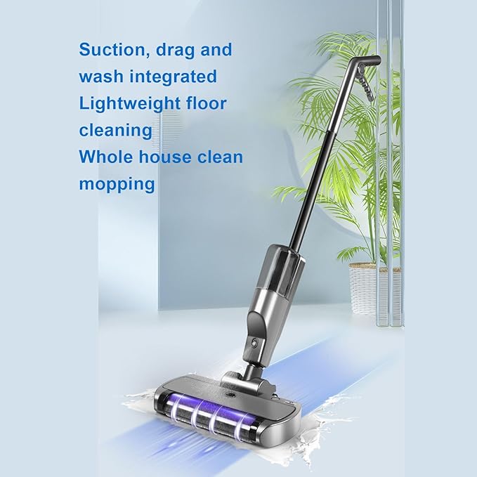 Diydeg Wet Dry Vacuum Cleaner, 550ml Water Tank Spray Automatic Vacuum Mop - Image 2