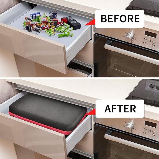 Battery Organizer Storage Holder, Batteries Storage Containers Box - Image 6