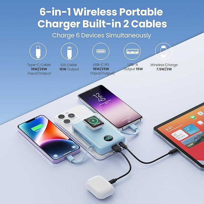 6 in 1 Magnetic Portable Charger - Image 4
