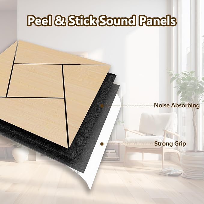 ARMURO 4 Packs Acoustic Wall Panels - Image 4