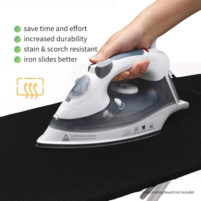 Bumkimue Ironing Board Cover and Pad, Standard Size 15x54 Inches, Heavy Duty - Image 3