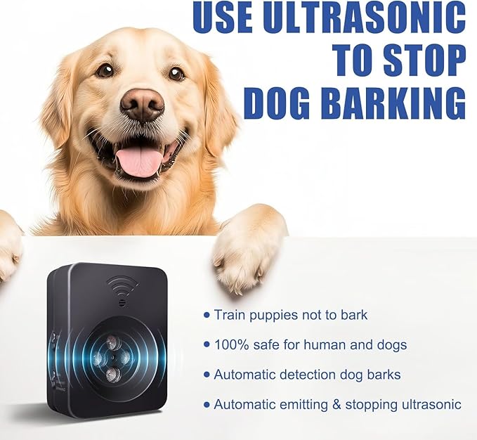 Anti Barking Device for Dogs Long Range 50ft, Ultrasonic Dog Bark Deterrent - Image 5