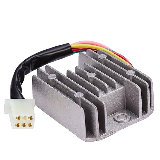 Ignition Coil 6 Pin CDI Voltage Regulator Rectifier Solenoid Relay Kit - Image 7