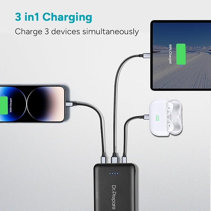 DR.PREPARE 10000mAh Heated Vest Battery Pack - Image 5
