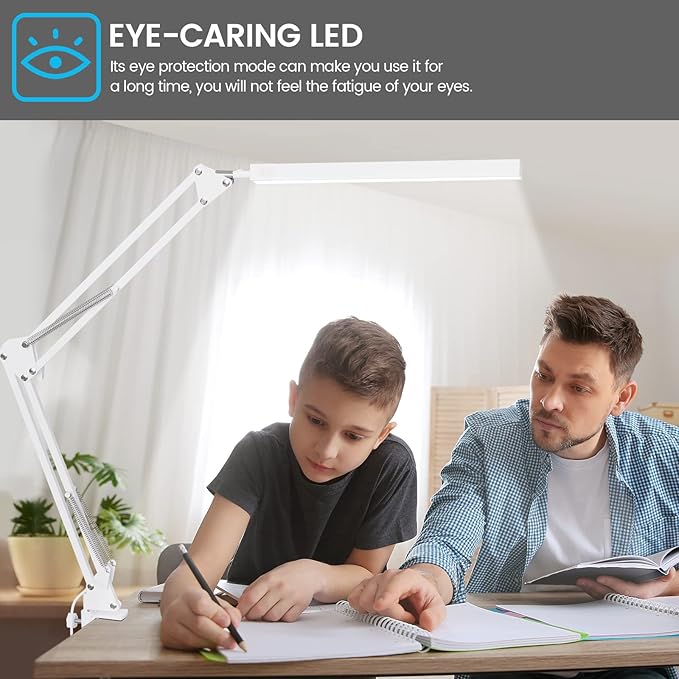 TROPICALTREE LED Desk Lamp for Home Office, Clamp-On - Image 3