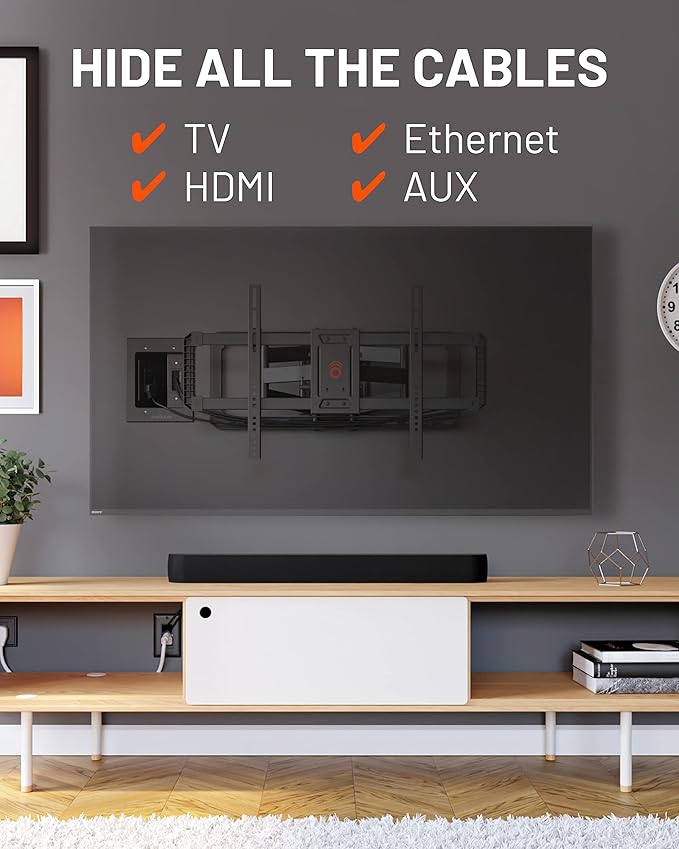 ECHOGEAR TV Cord Hider for Wall Mounted TV - Image 2