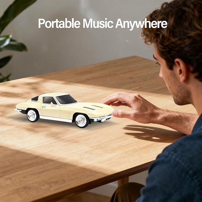 WSTER Retro American Style car Bluetooth Speaker, Portable Wireless Outdoor - Image 6