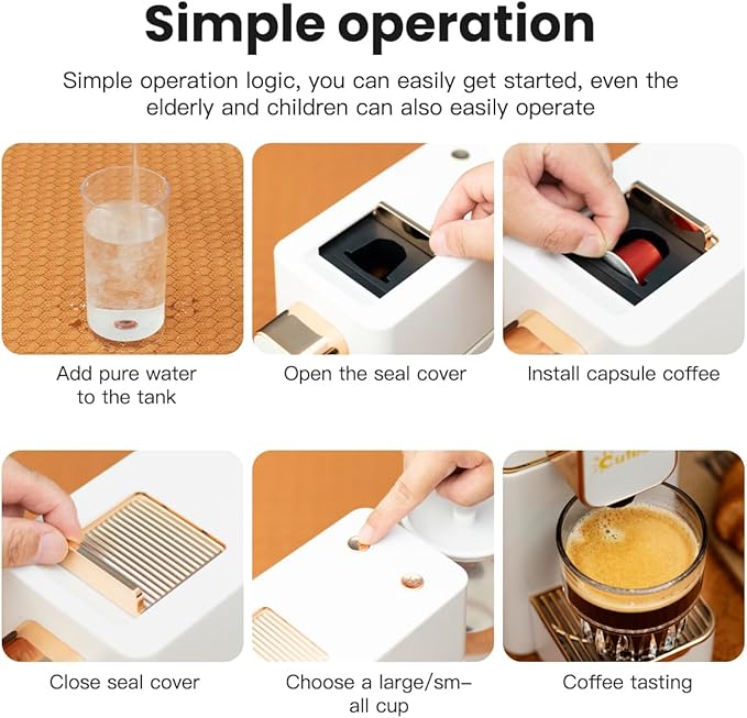 Espresso Machine for Coffee Capsules Compatible - Image 6