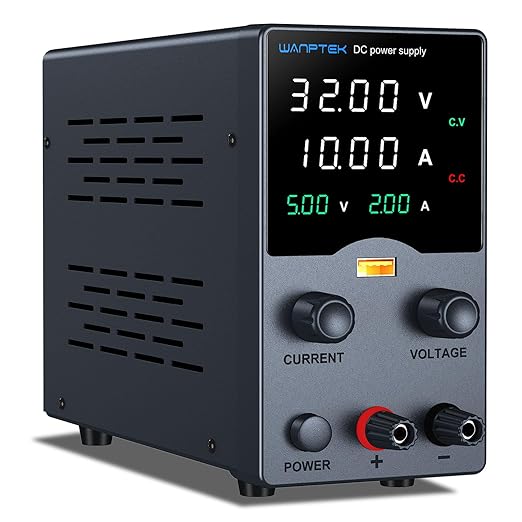 Wanptek DC Power Supply Variable 30V 10A, Bench Power Supplies by WANPTEKPOWER