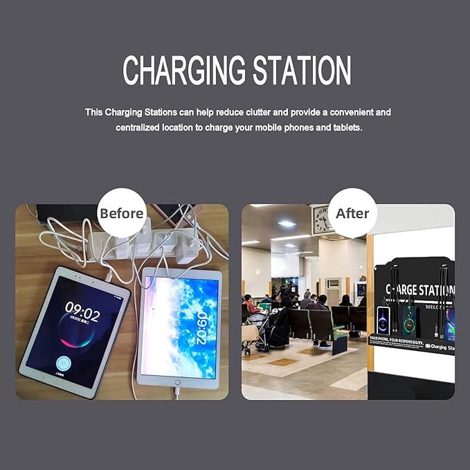 Wall Mounted Cell Phone Charging Station Mobile Phone Charging Station | Fast - Image 5