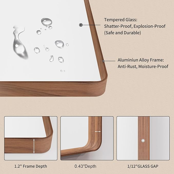 LOAAO 22X30 Inch Bathroom Mirror - Image 5