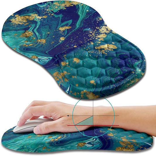 Hokafenle Ergonomic Mouse Pad Wrist Support, Wrist Rest Mousepad by Hokafenle