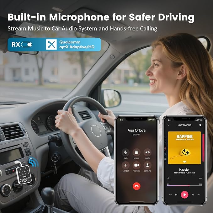 1Mii Bluetooth 5.3 Transmitter Receiver 2-in-1, aptX Adaptive & Low Latency - Image 9