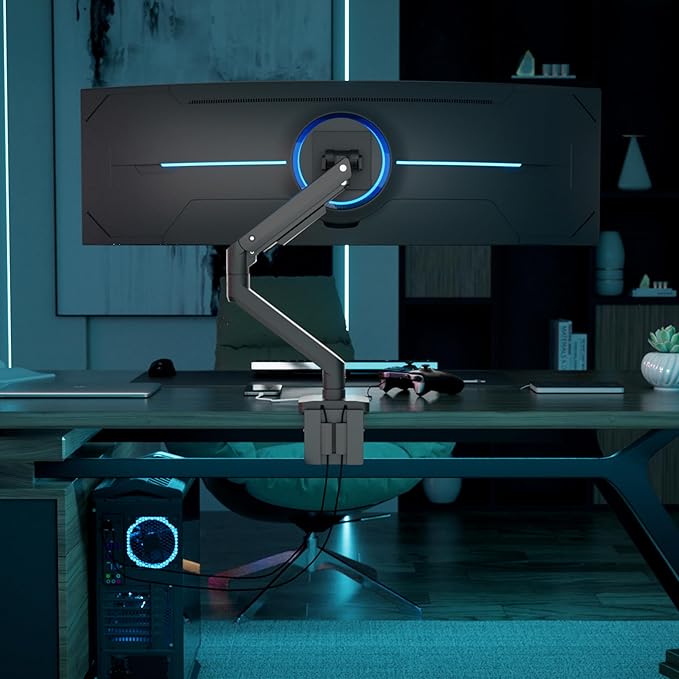 Mount-It! Proflex Series Heavy-Duty Monitor Desk Mount, Fits 17–49” Ultrawide - Image 9