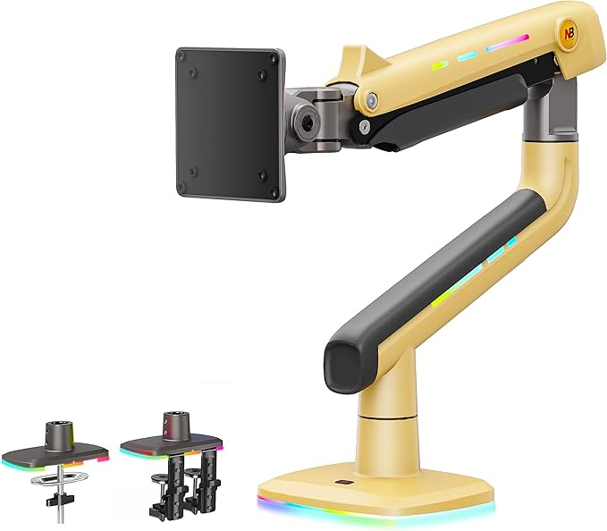 NB Gaming Monitor Arm or for 32 to 60 Inches Screen, Load up to 20 kg, VESA by NBERGONOMIC