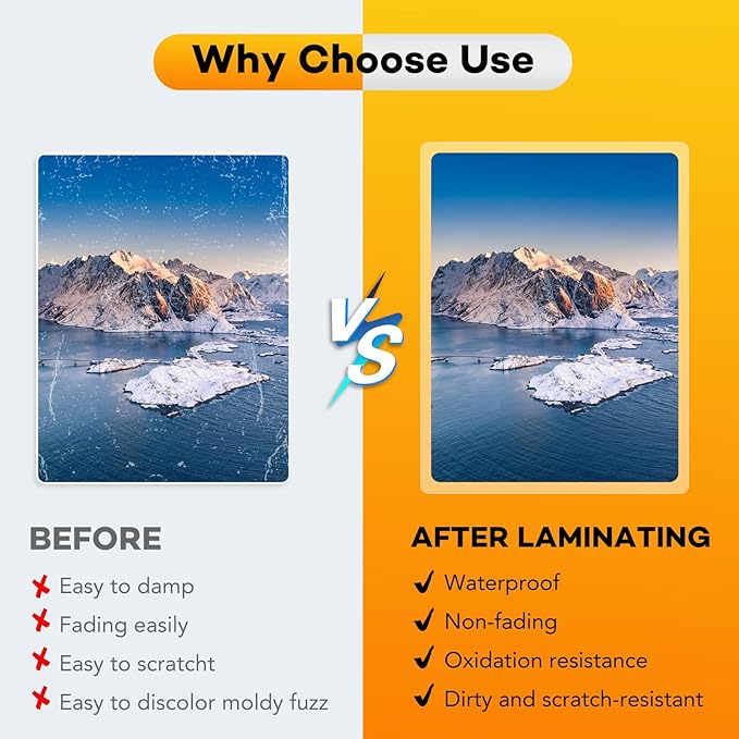 600 Pack Laminating Sheets, 3 Mil, 9 x 11.5 Inches Thermal Laminating Pouches - Image 4