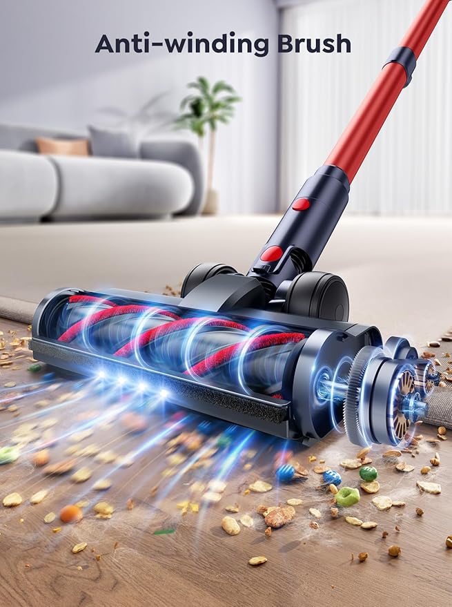 INTETURE Cordless Vacuum Cleaner, 600W 50Kpa 65Mins Vacuum Cleaners - Image 6