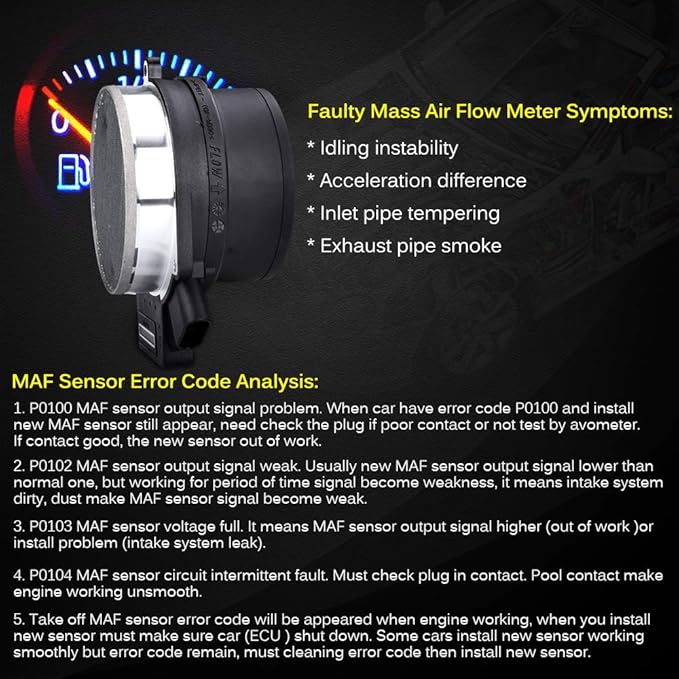 FAERSI Mass Air Flow Sensor Compatible - Image 8