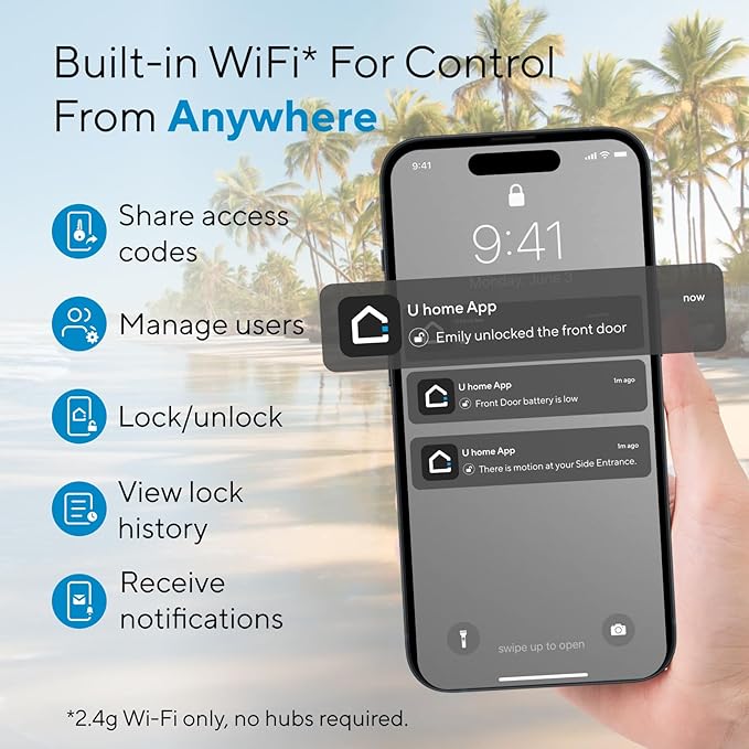 ULTRALOQ Bolt NFC, World's First Smart Lock - Image 4