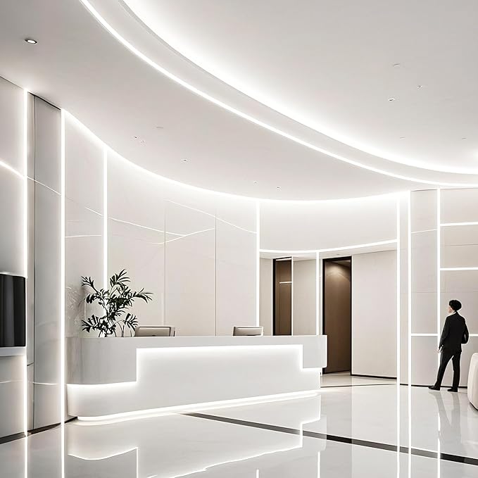 Pandery COB LED Strip Lights Cool White, 24V Dimmable led Light Strip KIT - Image 6