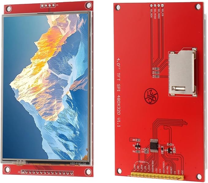 MELIFE 4.0" TFT Touch Screen, 480x320 LCD Display Module SPI ST7796S Driver - Image 4