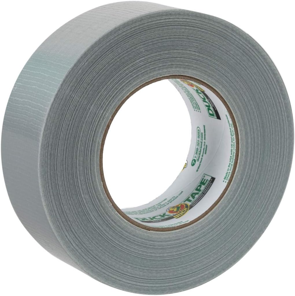 Duck Brand Max Strength Duct Tape - 1 Roll - Heavy Duty Hold - 1.88 Inch x 45 Yards - Silver (240201)