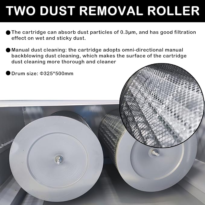 HayWHNKN Metal Working Downdraft Table Dust Collector Vacuum Welding - Image 3