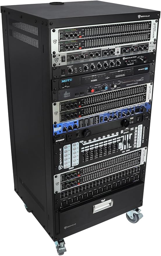 Rockville RR20U 20U Live Sound/Recording Studio Rack Case - Image 4