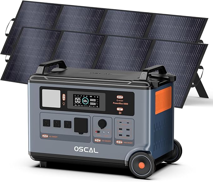 OSCAL PowerMax 6000 Solar Generator by OSCAL