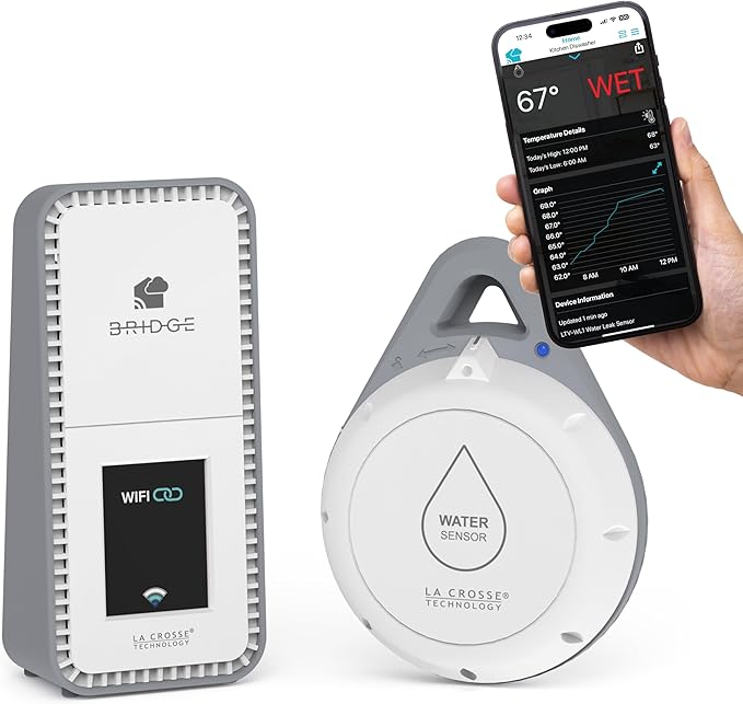 Leak Geek Spot Detection Wi-Fi Alert System by LaCrosseTechnology