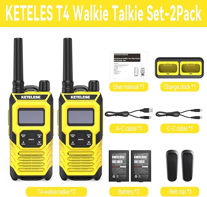 KETELESE T4 FRS Walkie Talkies Earpiece - Image 7