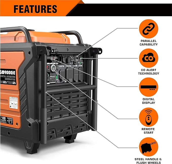 GENMAX Generator，EPA Compliant, Eco-Mode Feature, Ultra Lightweight - Image 5