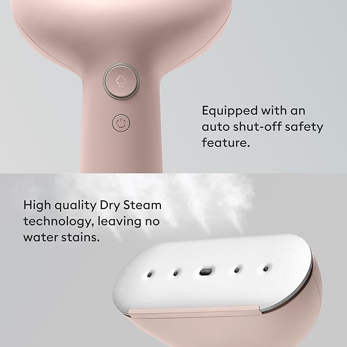 Steamery Handheld Clothes Steamer Cirrus 3, US Plug, Heated Ironing Plate - Image 3