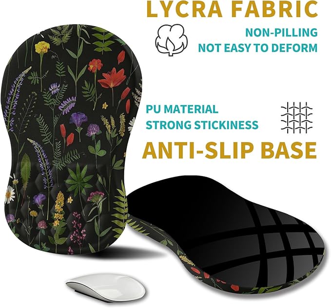 Hokafenle Ergonomic Mouse Pad Wrist Support, Wrist Rest Mousepad - Image 5