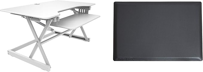 Rocelco 40" Large Height Adjustable Standing Desk Converter by Rocelco